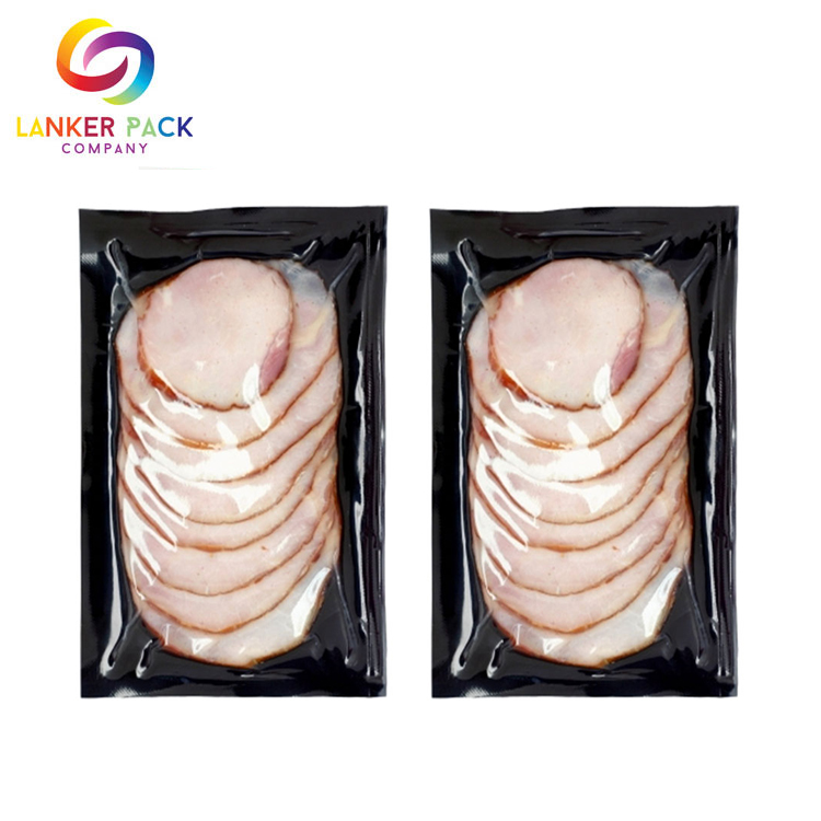 Impression personnalisée de sacs sous vide en plastique pour aliments congelés refermables