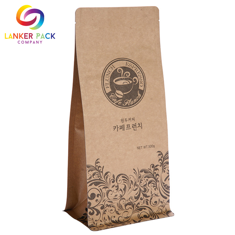 Papier kraft fait sur commande écologique pour l'emballage de café