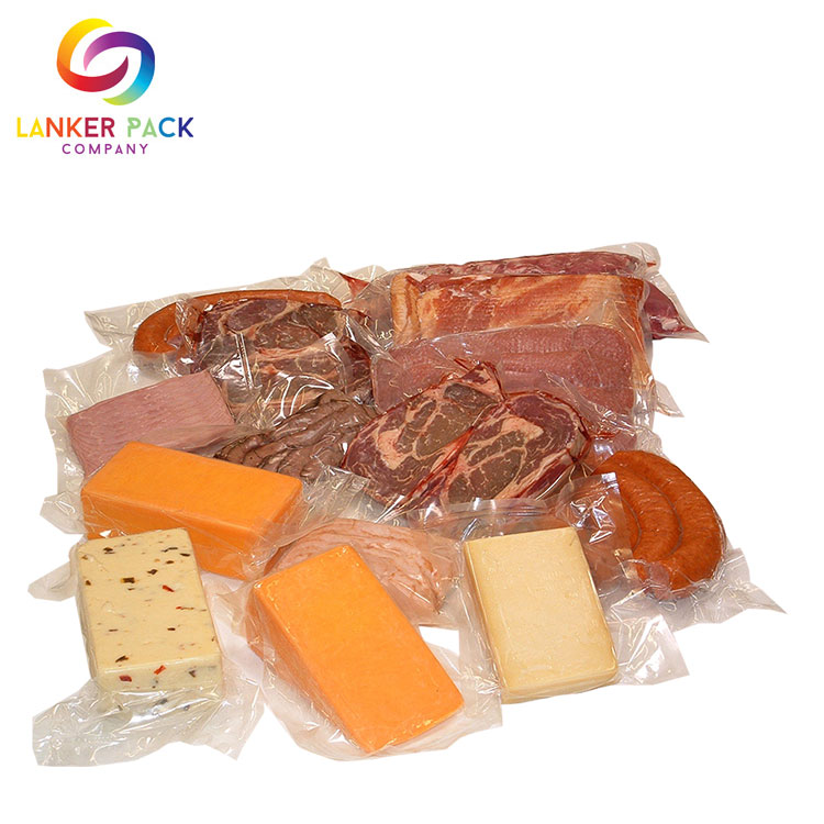 Impression personnalisée de sacs sous vide en plastique pour aliments congelés refermables